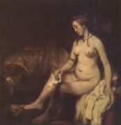 Rembrandt Peale Bathsheba at Her Bath (mk05) USA oil painting reproduction
